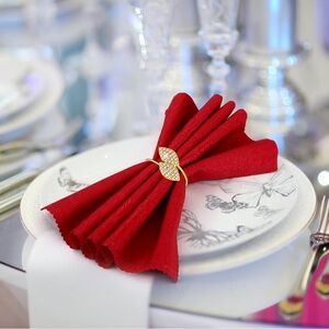 Elegant  Gold Ring Holder 60 pieces